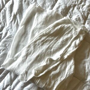 Women’s Wide Leg White Pants